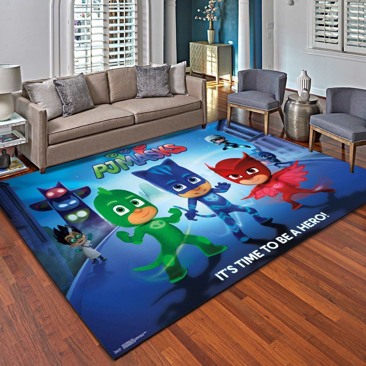 Pj Masks Its Time To Be A Hero Area Rugs, Living Room Carpet