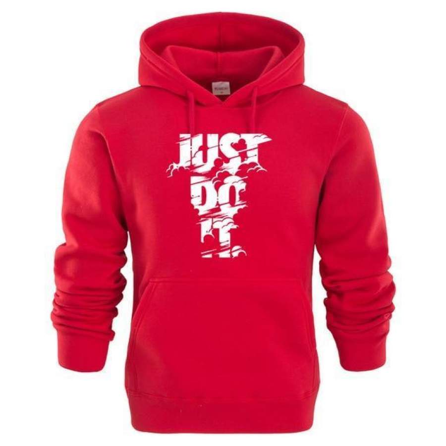 RUMEIAI 2018 Hoodie Men Letter Print Hoodie Mens Sweatshirt Hip Hop Hoodies Pullover Fashion Male Brand Cotton Winter Sportswear