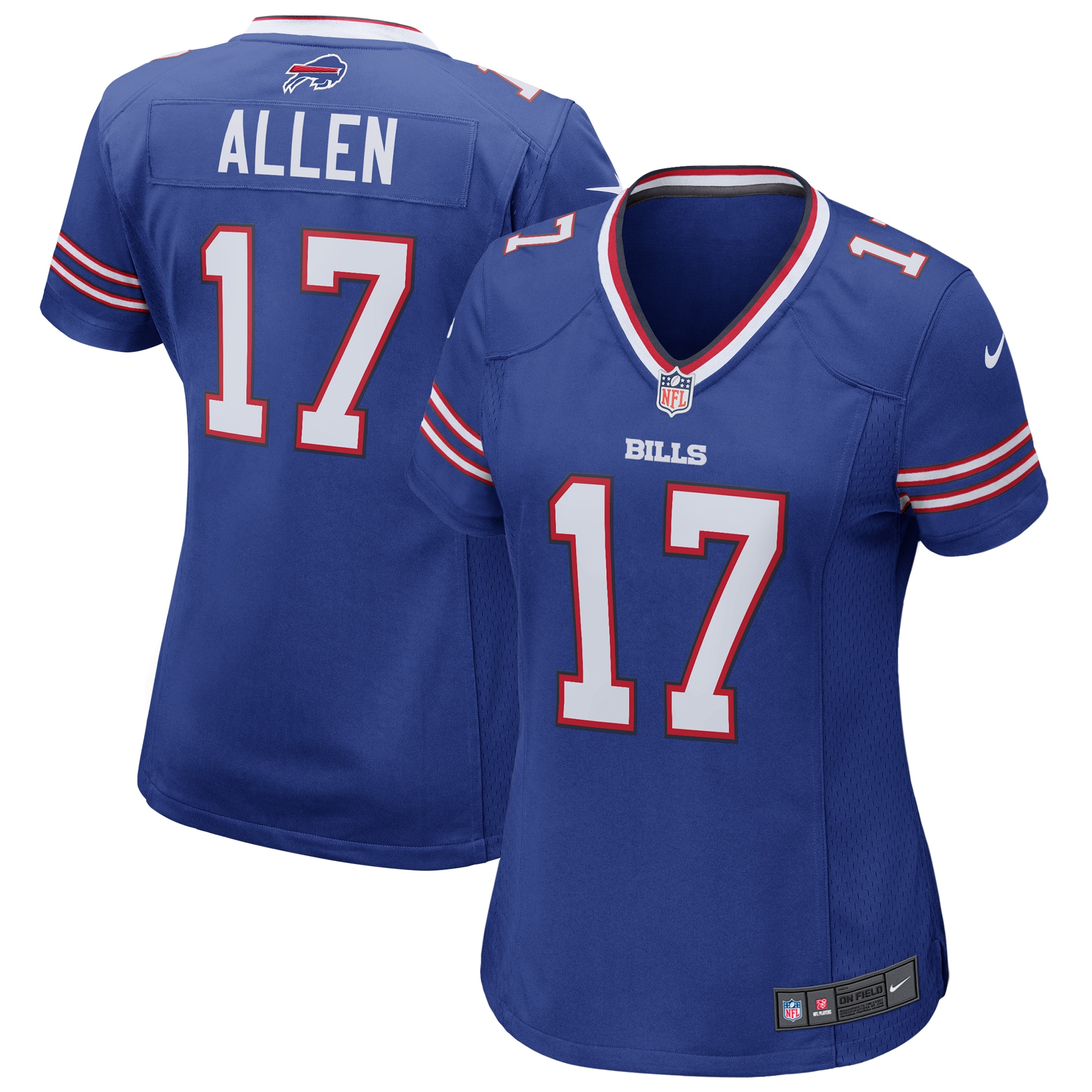 Women’s Josh Allen Royal Buffalo Bills Game Jersey