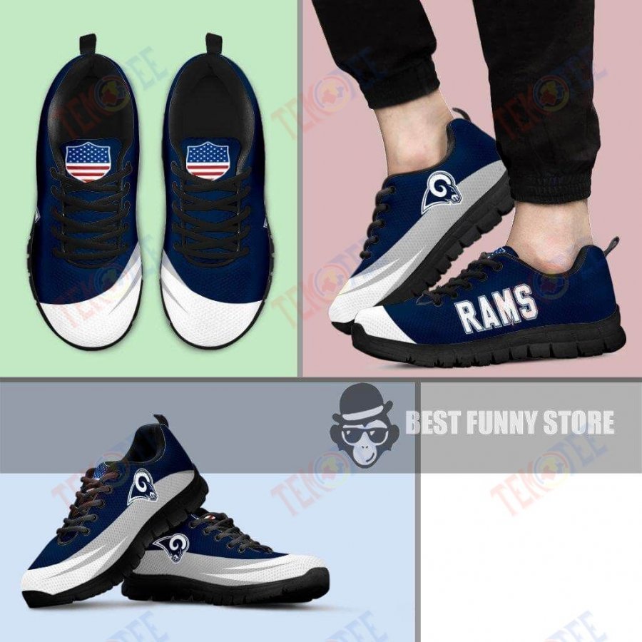 Mens Womens Los Angeles Rams Sneakers Awesome T Logo Sneaker Running Shoes For Men Women TDT458