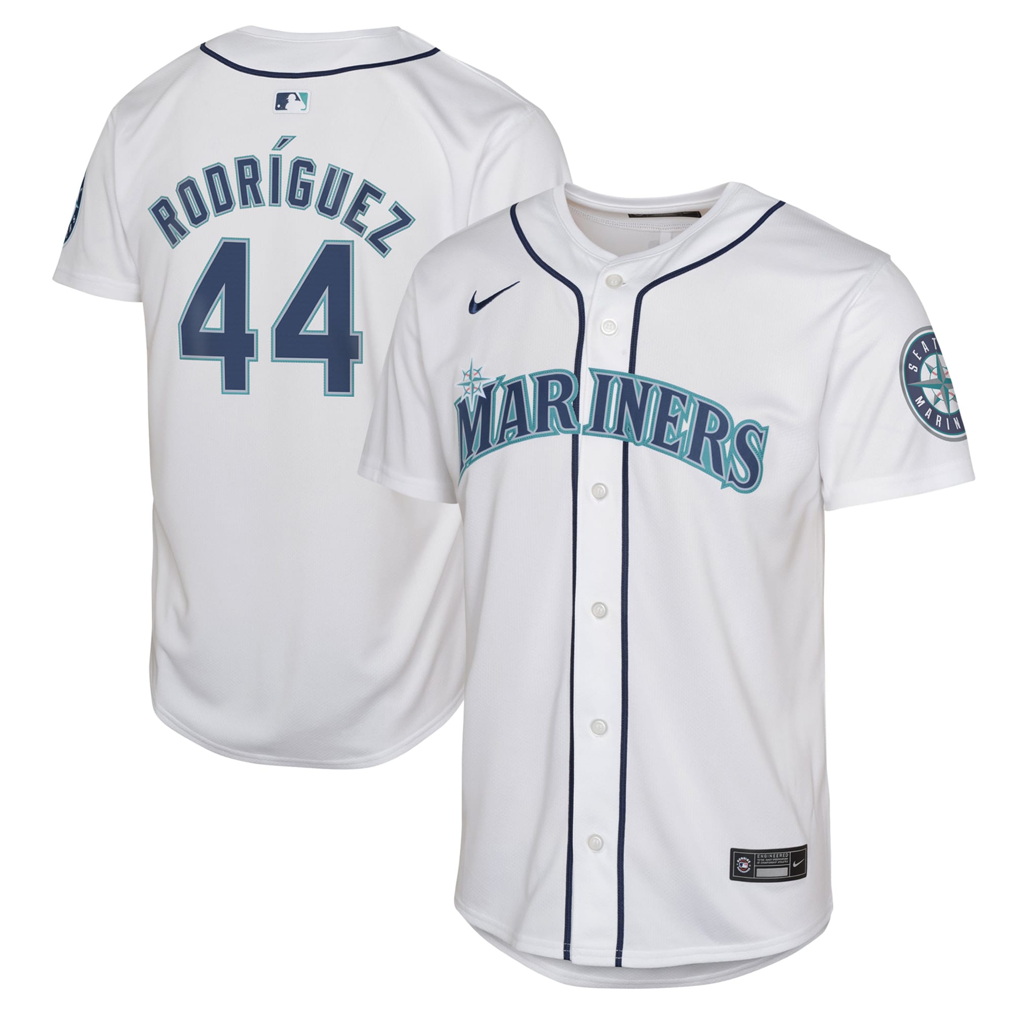 Julio Rodríguez Seattle Mariners Youth Home Limited Player Jersey – White