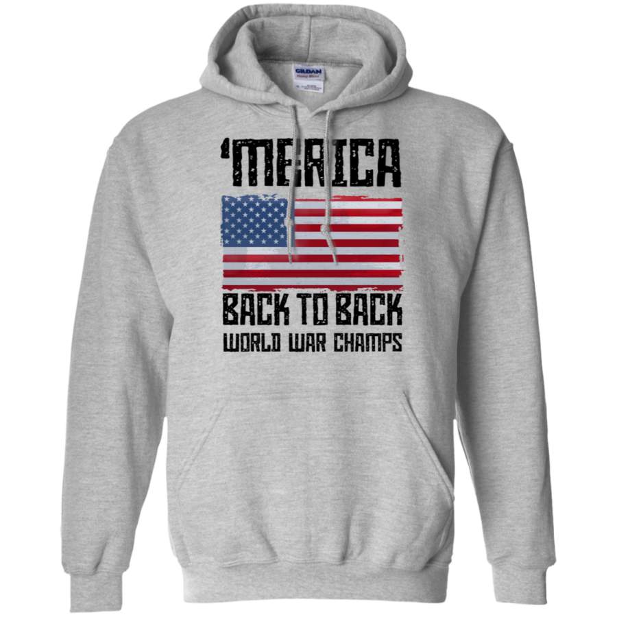 Lobo Performance Gear ‘Merica Back to Back World War Champs Pullover Hoodie