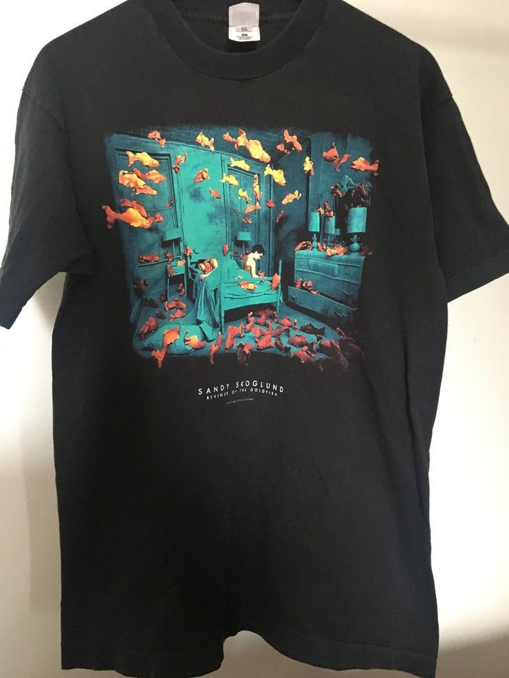 Vintage Sandy Skoglund Revevge Of The Goldenfish Shirt