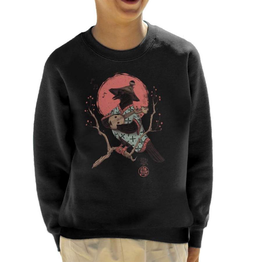 Song Bird Japan Kid’s Sweatshirt