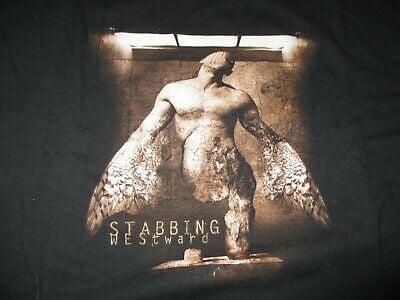 Vintage Tultex – 1998 Stabbing Westward “darkest Days” Concert Tour (lg) Shirt 3408