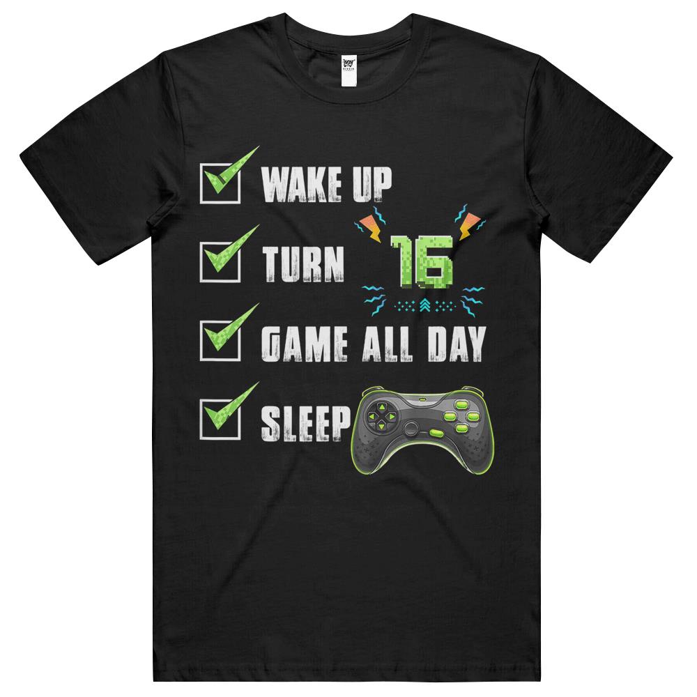 16 Years Old Gamer 16Th Birthday Perfect Gift For Boys Girls T Shirts