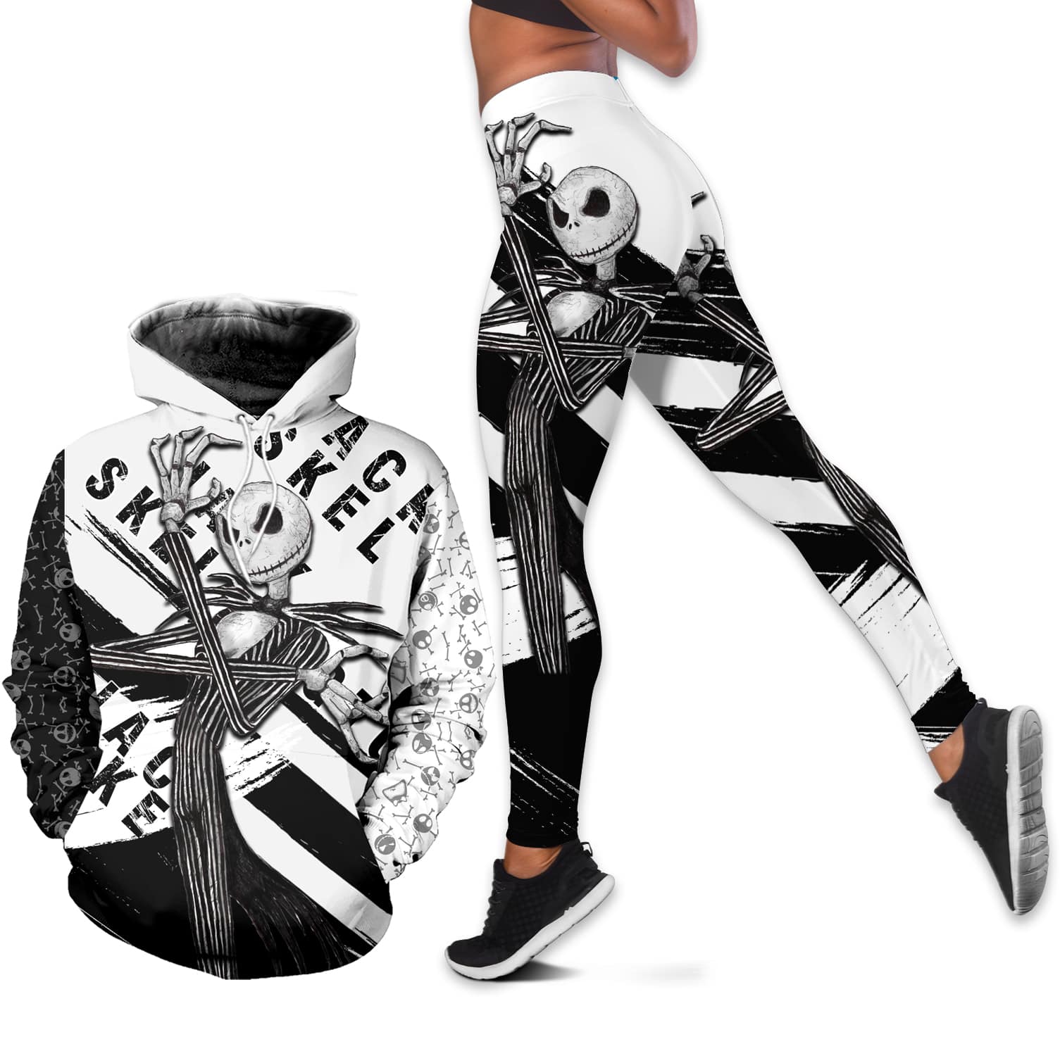 Jack Skellington Combo Hoodie & Legging 675