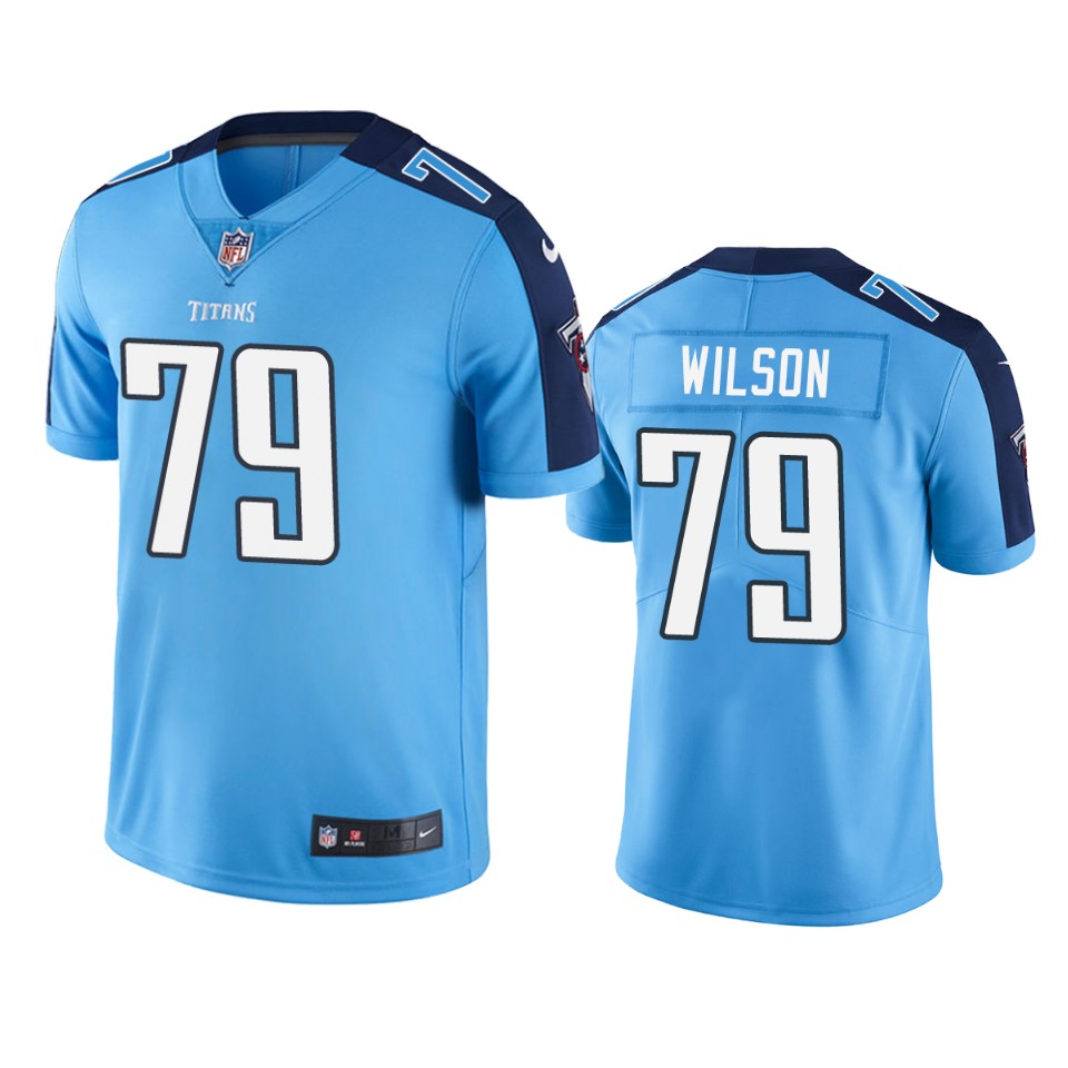 Tennessee Titans Isaiah Wilson Light Blue 2020 NFL Draft Vapor Limited Jersey