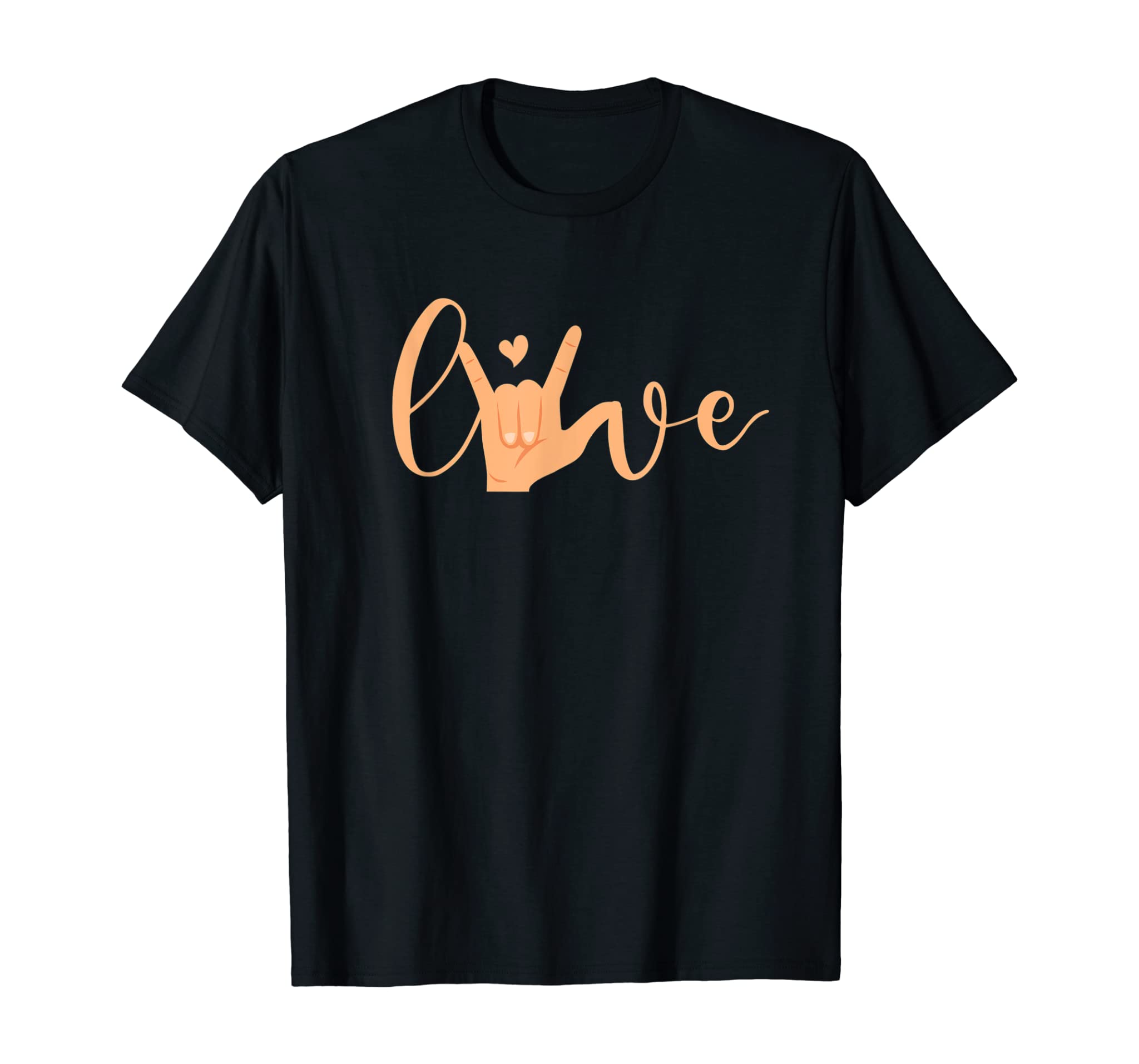 Sign Language Love – ASL Gifts For ASL Teacher Deaf Gifts T-Shirt