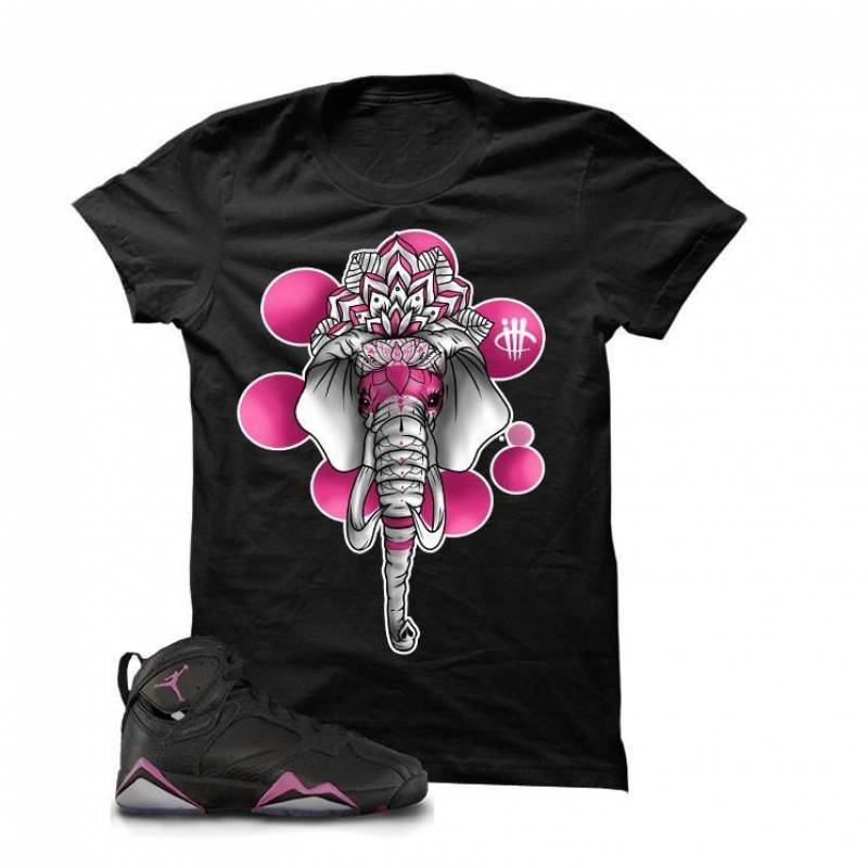 Jordan 7 Gs Hyper Pink Black T Shirt (ELEPHANT)