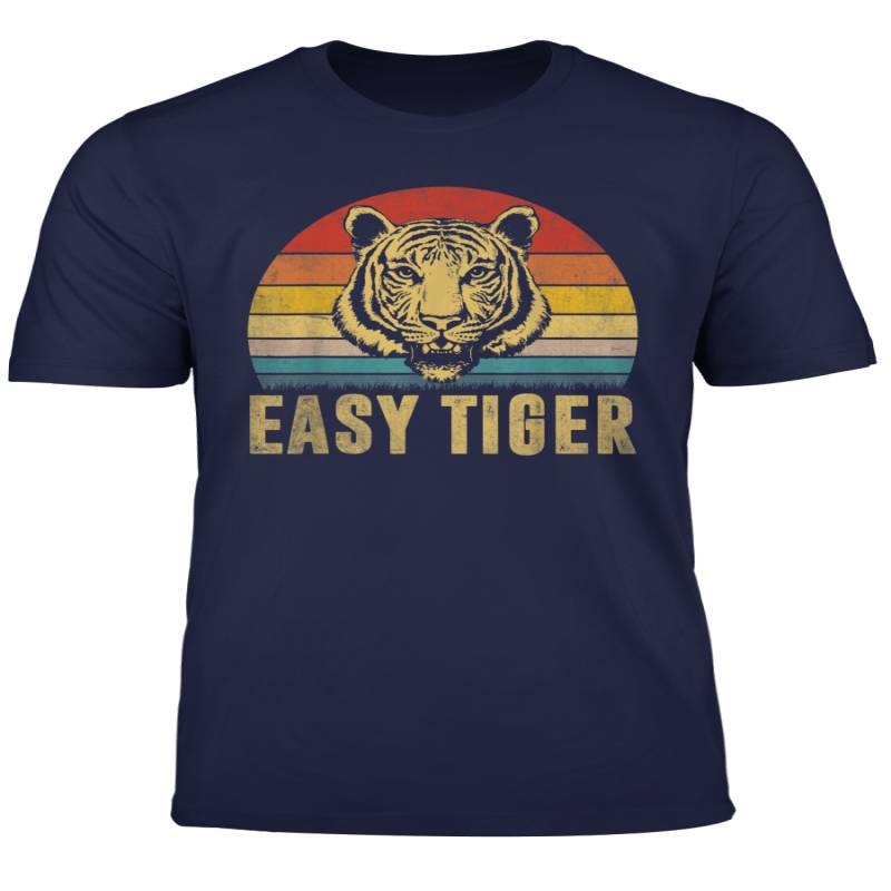 Easy Tiger Animal Retro Vintage Tshirt For Women Men