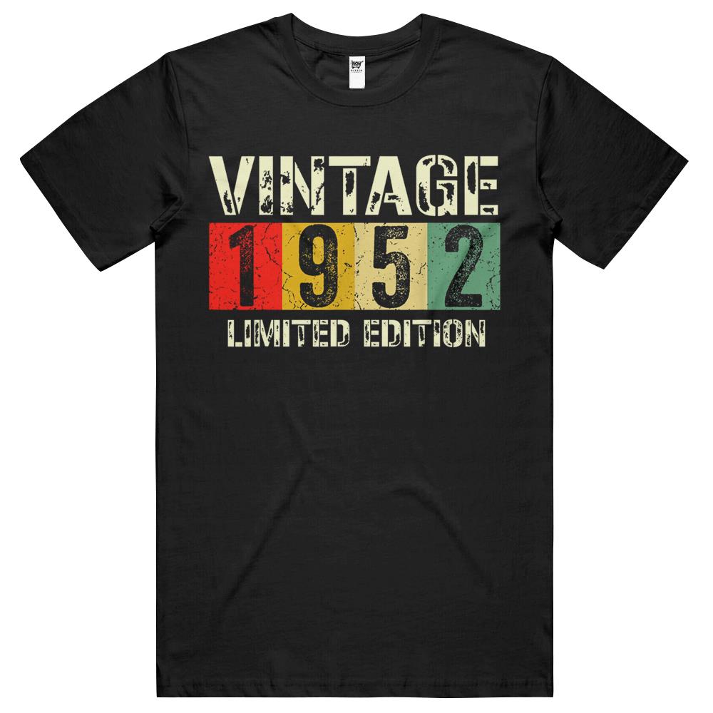 Vintage 70 Birthday Decorations Men 70Th Bday 1952 Birthday T Shirts