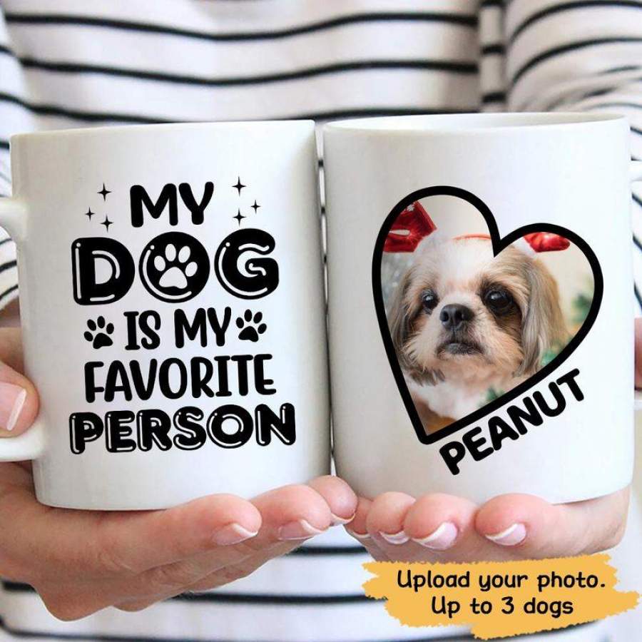 Dogs Favorite People Personalized Dog Coffee Mug