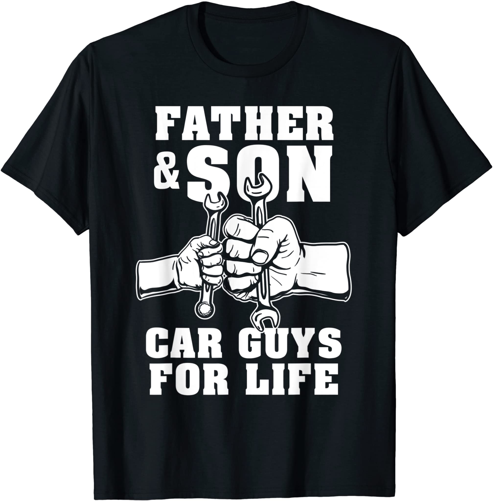 Father And Son Car Guys For Life Cute Car Mechanic T-Shirt