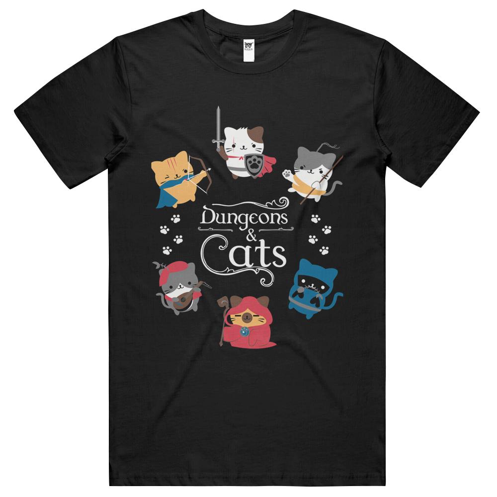 Dungeons And Cats T Shirts