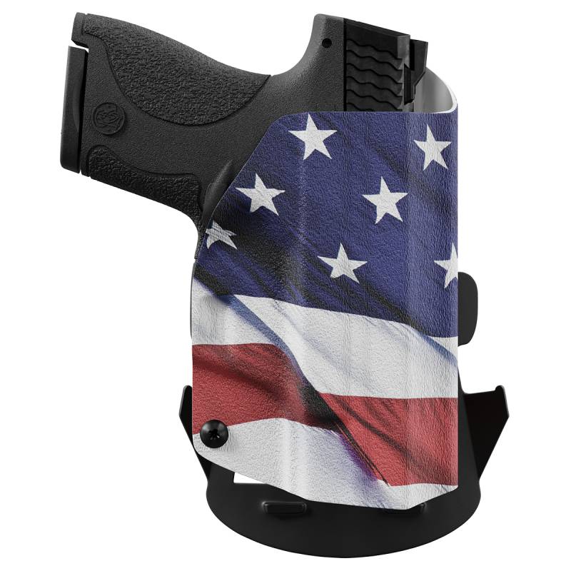 American Flag  Kydex OWB Paddle holster Custom Designed Paddle