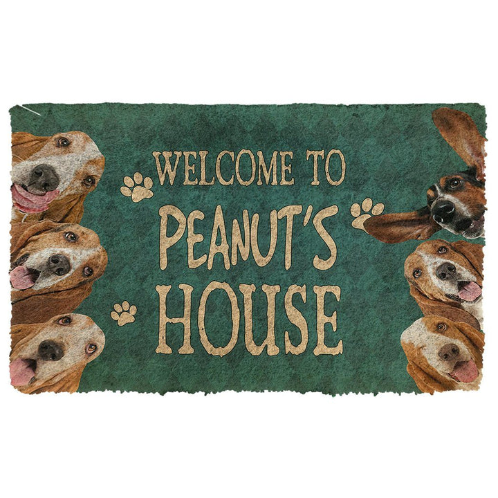 Waybackapparel Basset Hound Welcome You 3D Doormat