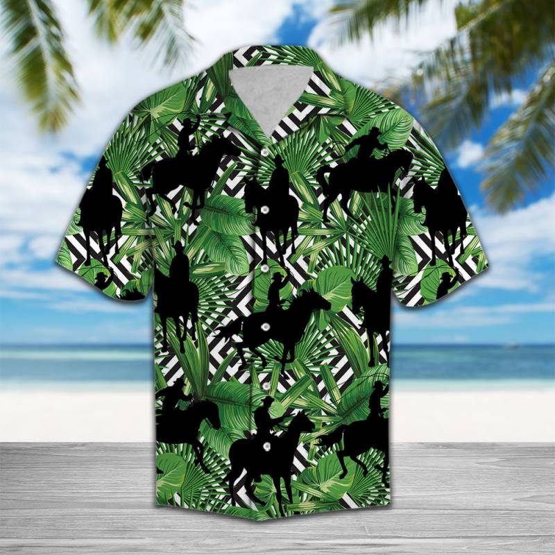 Summer Exotic Jungle Tropical Cowboy Hawaiian Shirt Ha55306