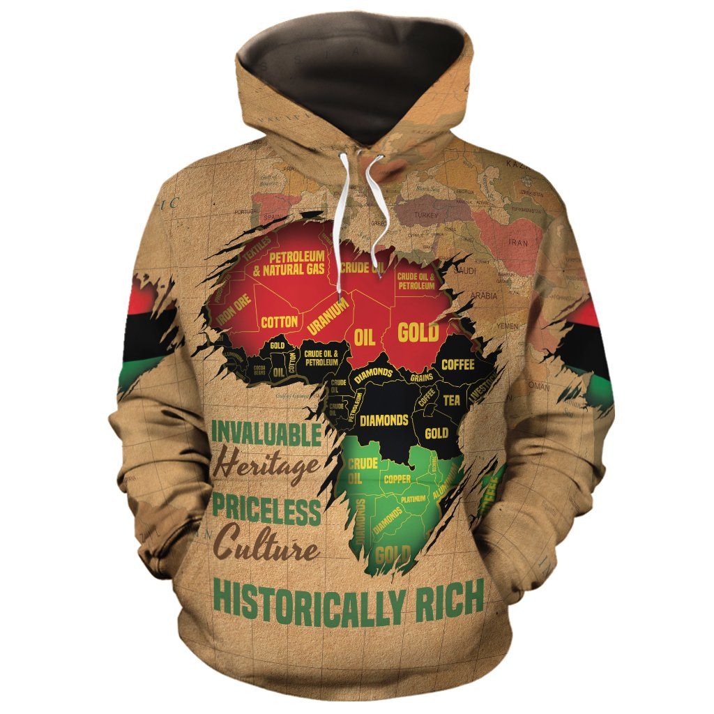 African Pride Of Invaluable Heritage All-Over Hoodie