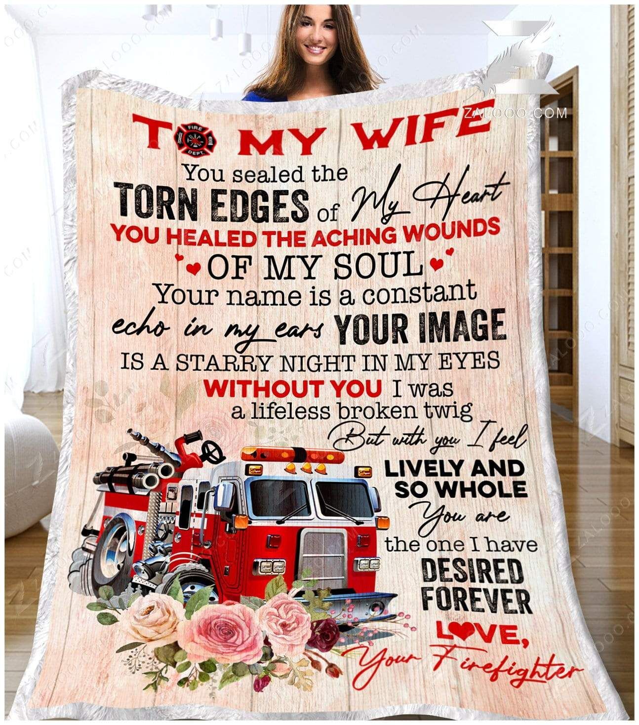 – Blanket – Firefighter – To My Wife – You Healed The Aching Wounds