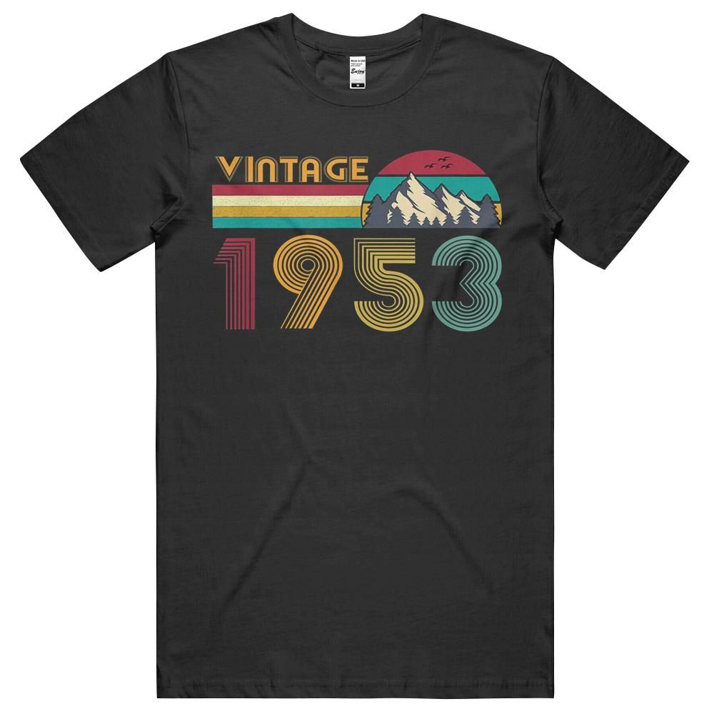 68th Birthday Gift 68 Years Old Men Women Retro Vintage 1953 Unisex Shirt