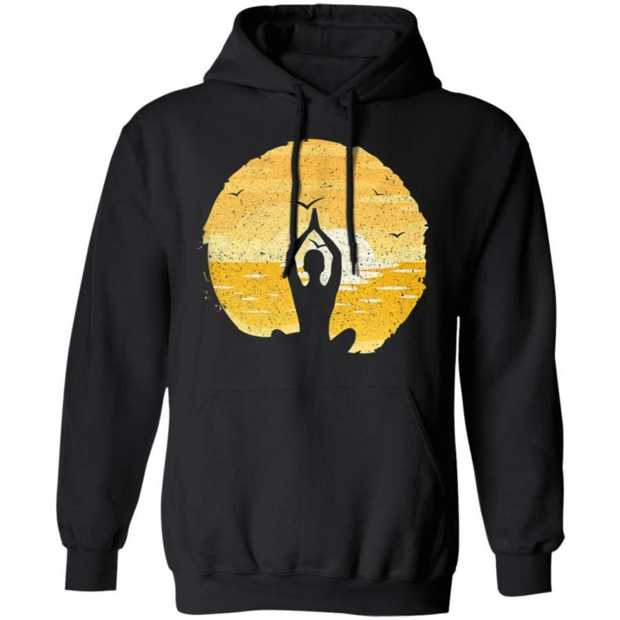 Yoga Sunset Meditation Zen Hoodie