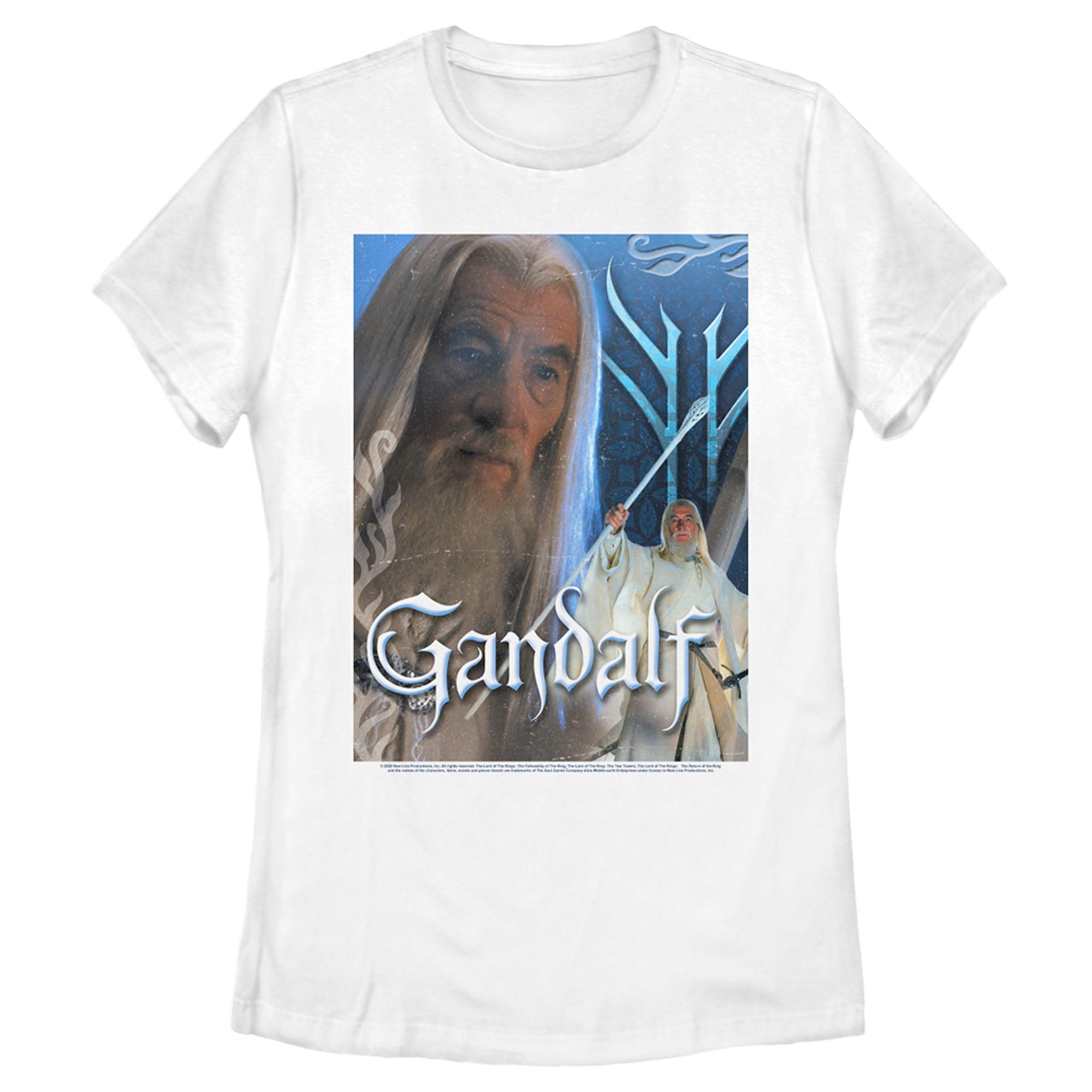 The Lord Of The Rings Women’S Two Towers Gandalf The White  T-Shirt