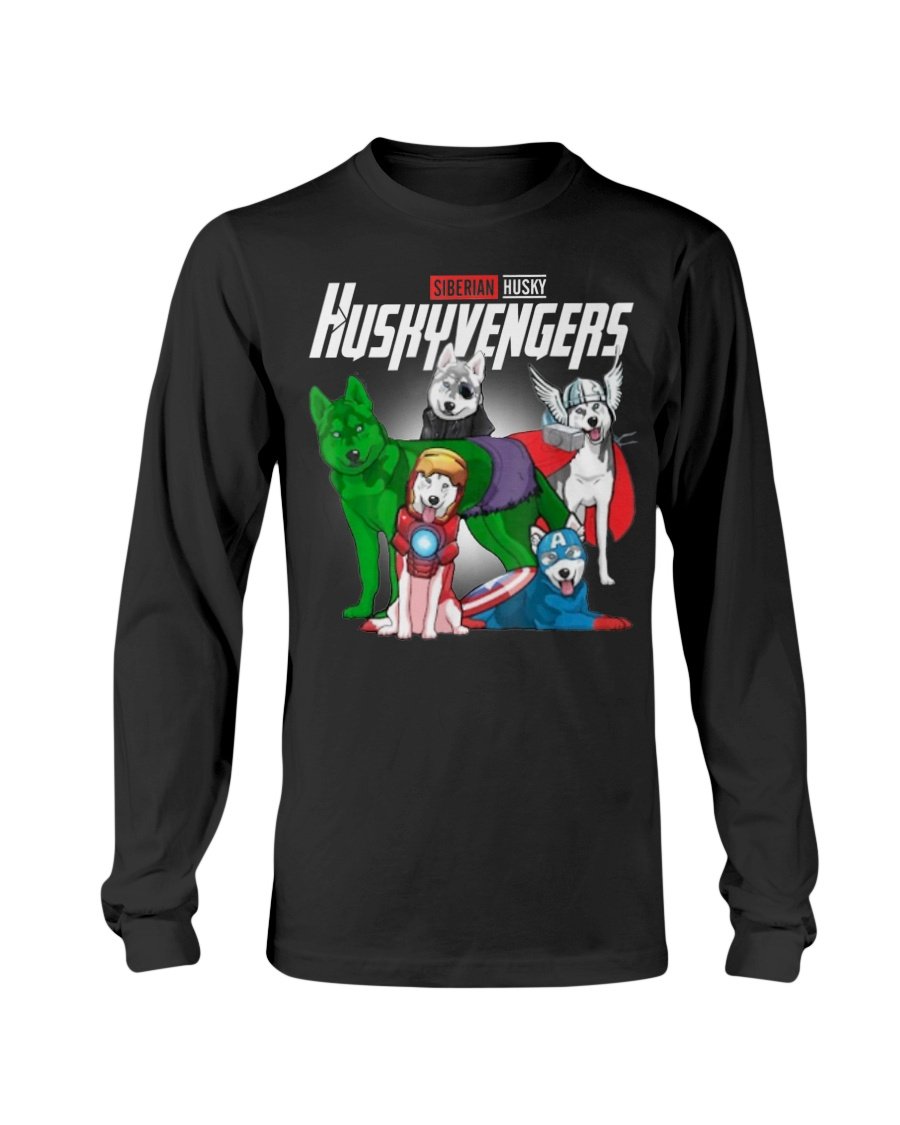 Huskyvengers – Husky Dog Father’s day Gift Sweatshirt & Hoodie