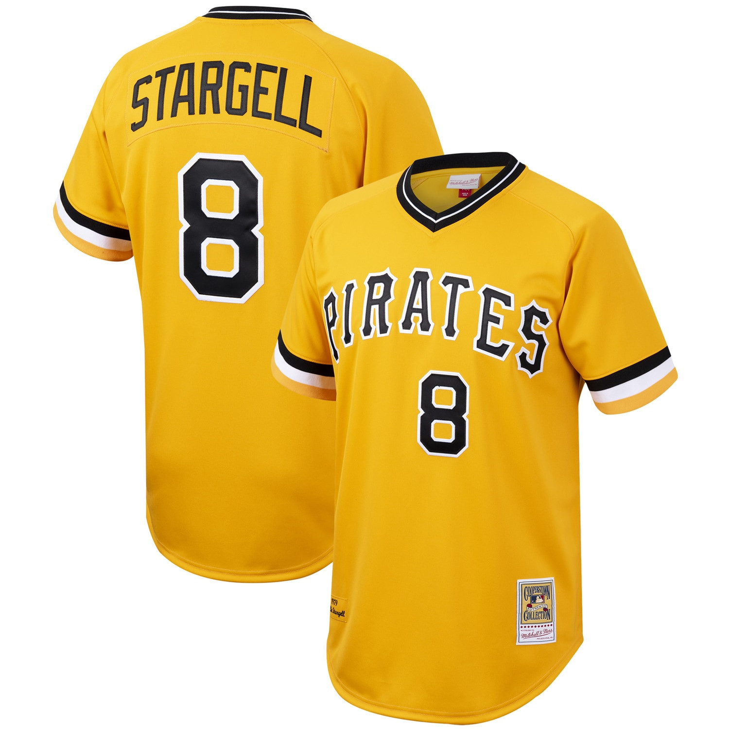 Willie Stargell Pittsburgh Pirates Mitchell & Ness Cooperstown Collection Authentic Jersey – Gold MLB