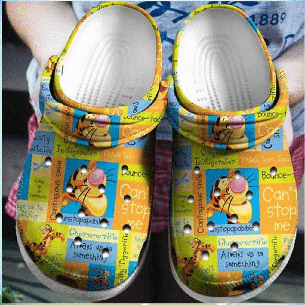 Tigger Winnie-The-Pooh 2 For Lover Rubber Crocs Crocband Clogs, Comfy Footwear