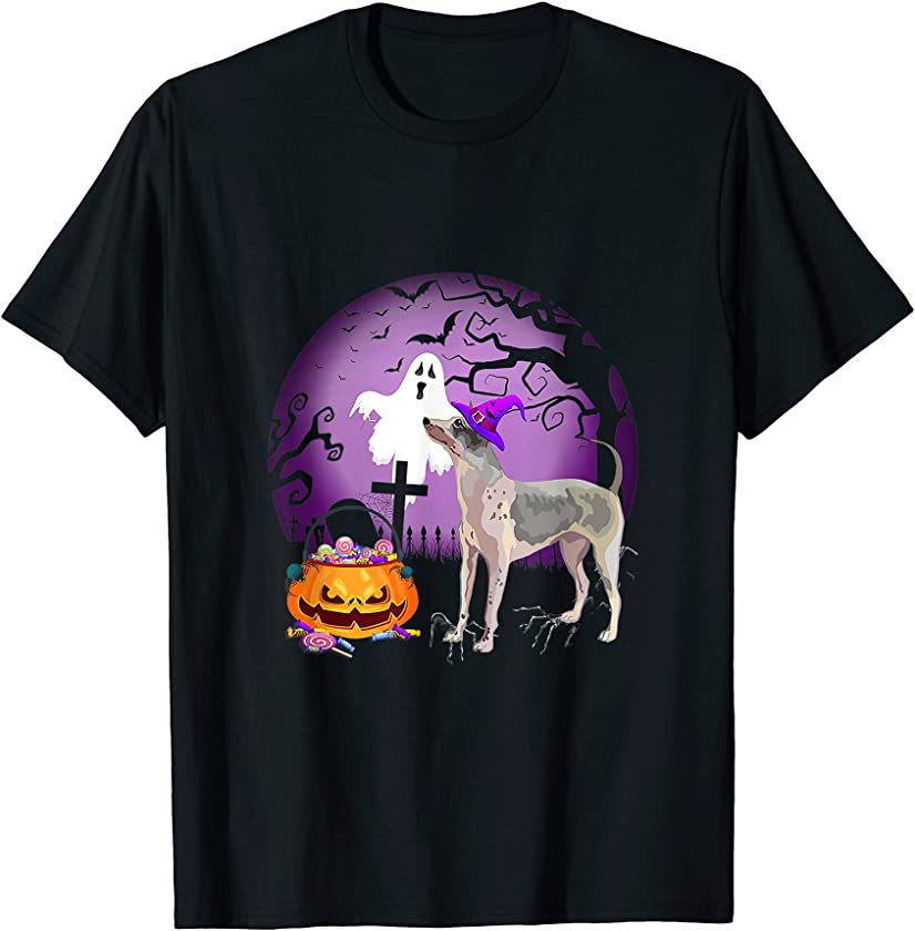 American Hairless Terrier Dog Candy Pumpkin Halloween Lover T-Shirt