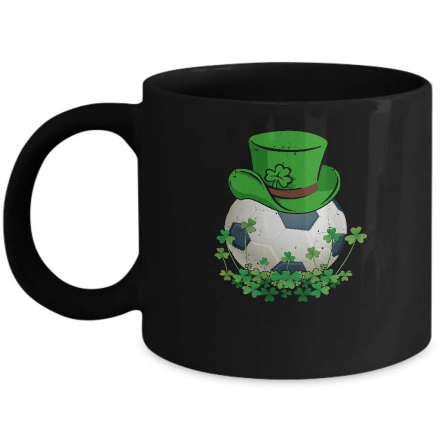 Shamrock Soccer Leprechaun St Patricks Day Mug