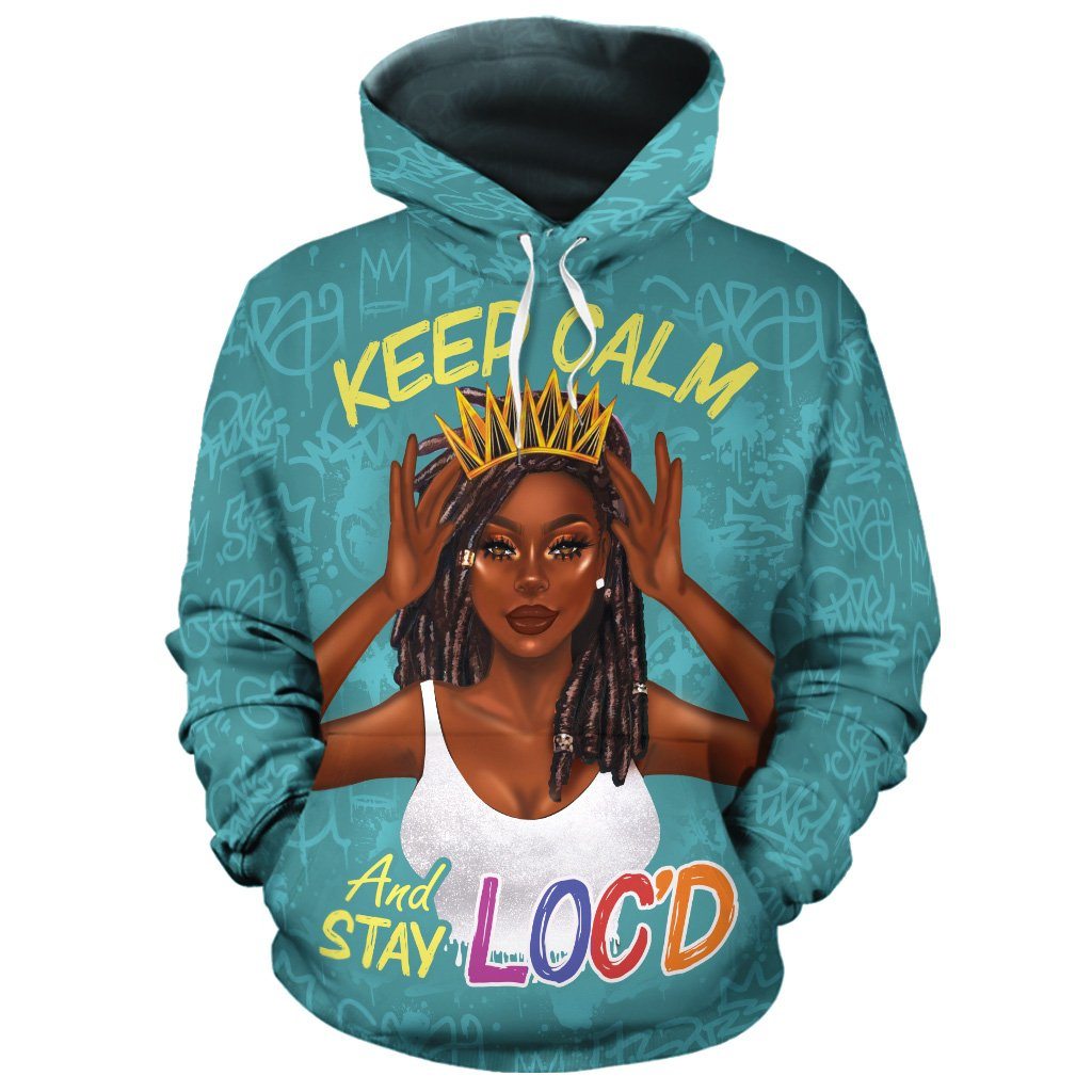 Keep Calm And Stay Loc’D All-Over Hoodie