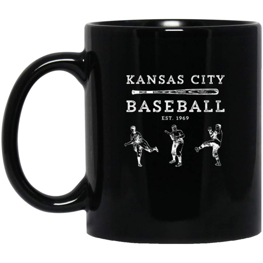 Classic Kansas City Missouri Baseball Fan Retro Mug