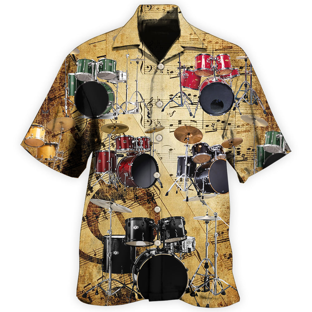 Drum Vintage Style Hawaii Shirt Ha40618