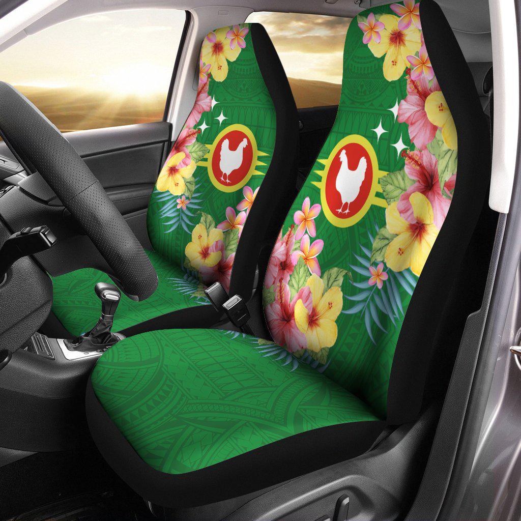 American Samoa Manu’atele Hibiscus Flag Car Seat Cover