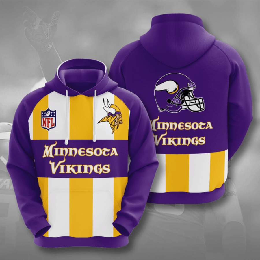 Minnesota Vikings Hoodie 3D Style2934 All Over Printed