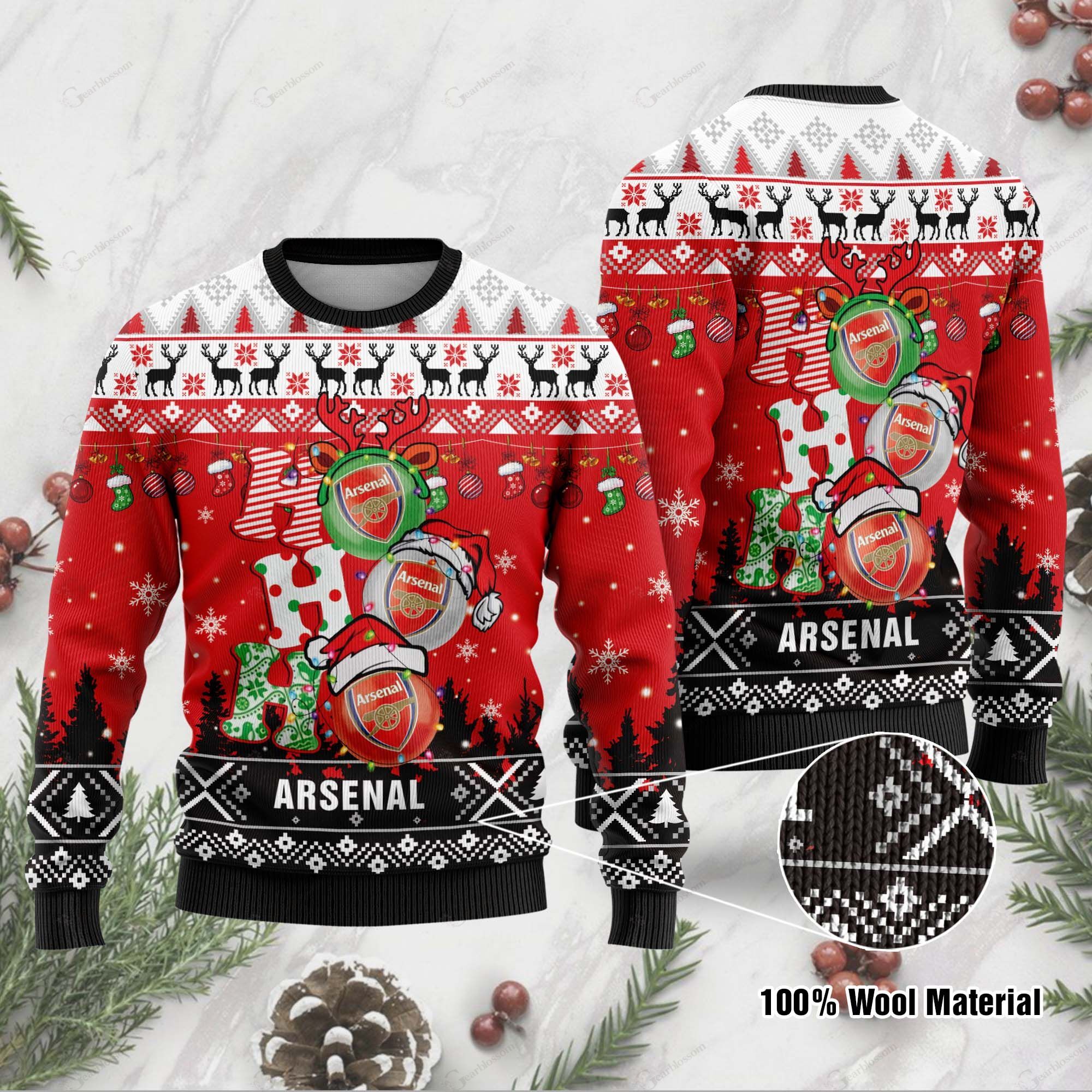 Arsenal Ugly Sweater 05 M1BTH0029