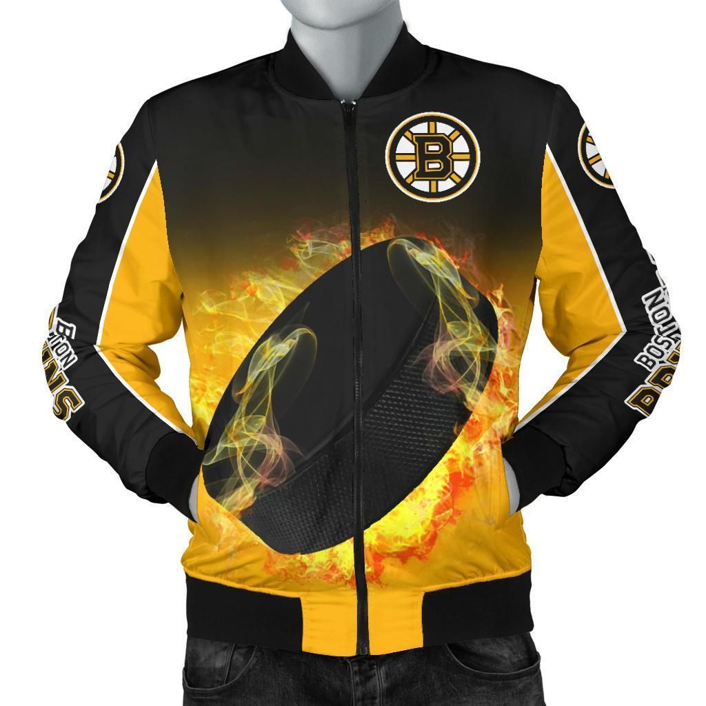 Playing Game With Boston Bruins 3d Printed Unisex Jacket