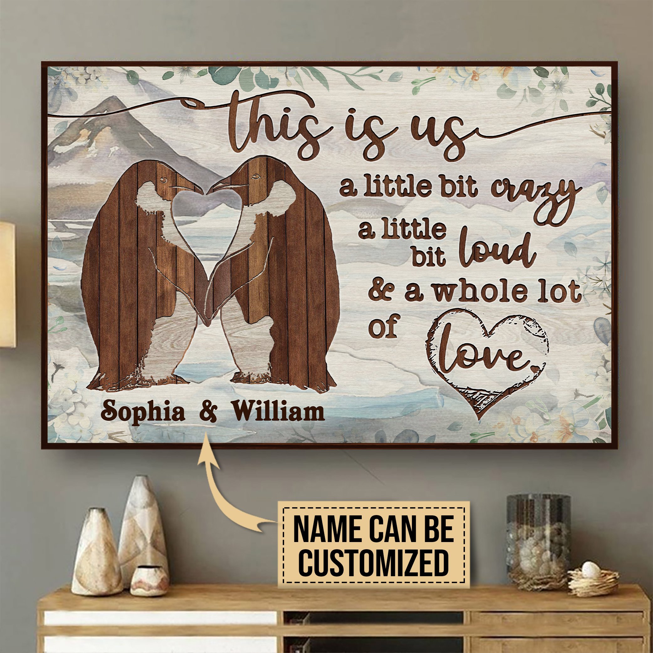 Personalized Penguin Pallet This Is Us Poster