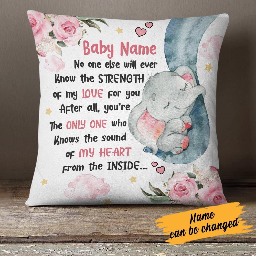 [Personalized Name] Mother Elephant My Love For You Pillow Sofa, Throw Pillow Covers