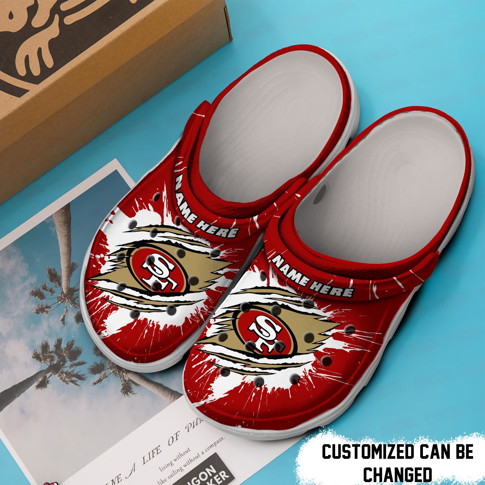 Personalized National Football Crocs – S.49Ers Football Ripped Through ...
