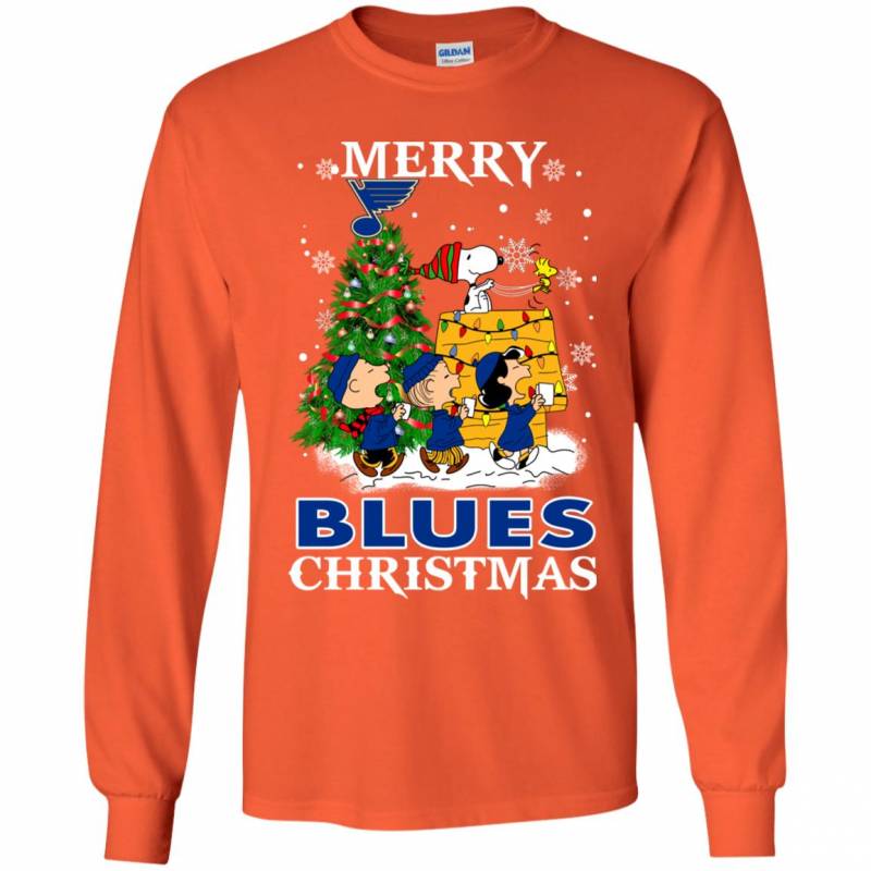 Merry St. Louis Blues Christmas Snoopy Ugly Sweater Style Shirts