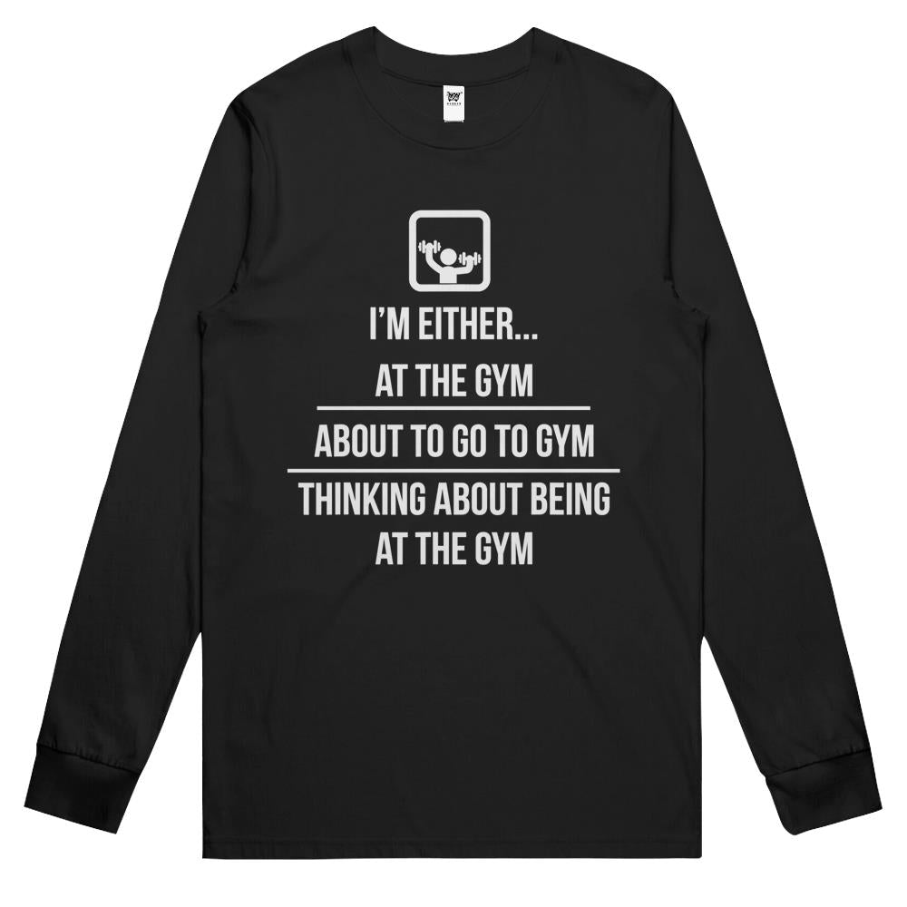 Gym With Funny Saying Shirts Muscle Workout Gym Lover Gifts Long Sleeve T Shirts