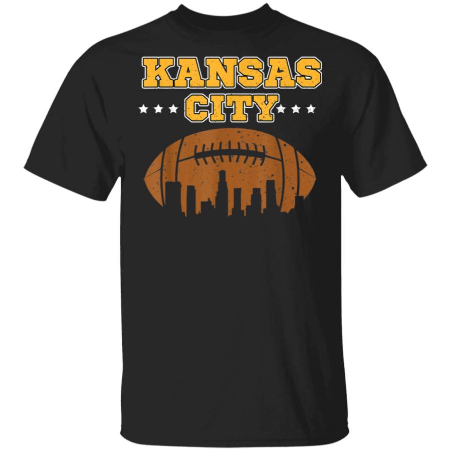 Kansas City Cool Chief Missouri Skyline Cityscape Gifts TShirt G500 5.3 oz. T-Shirt