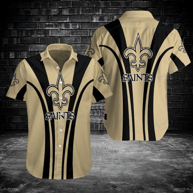 New Orleans Saints Button Shirt Bg655