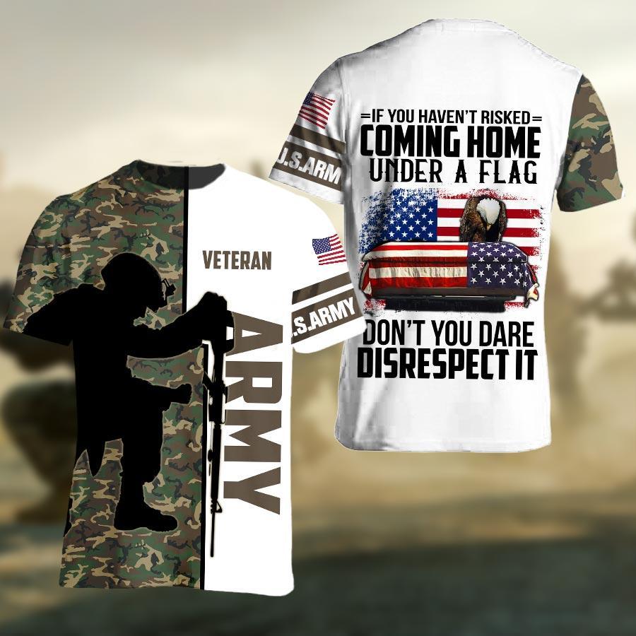 Armed Forces Army Usn Navy Usmc Marine Usaf Air Forces Uscg Coast Guard Military Veterans Day Vva Vietnam Veteran America T Shirt