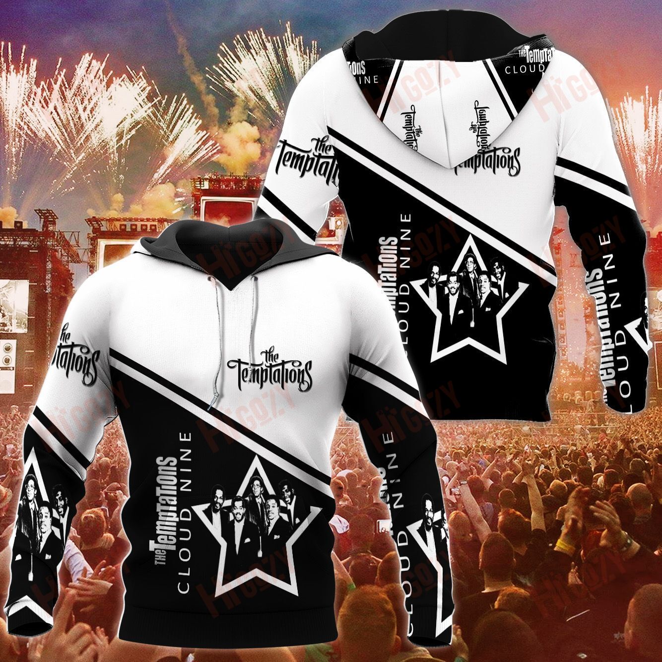 The Temptations Band Hoodie 3D – V736