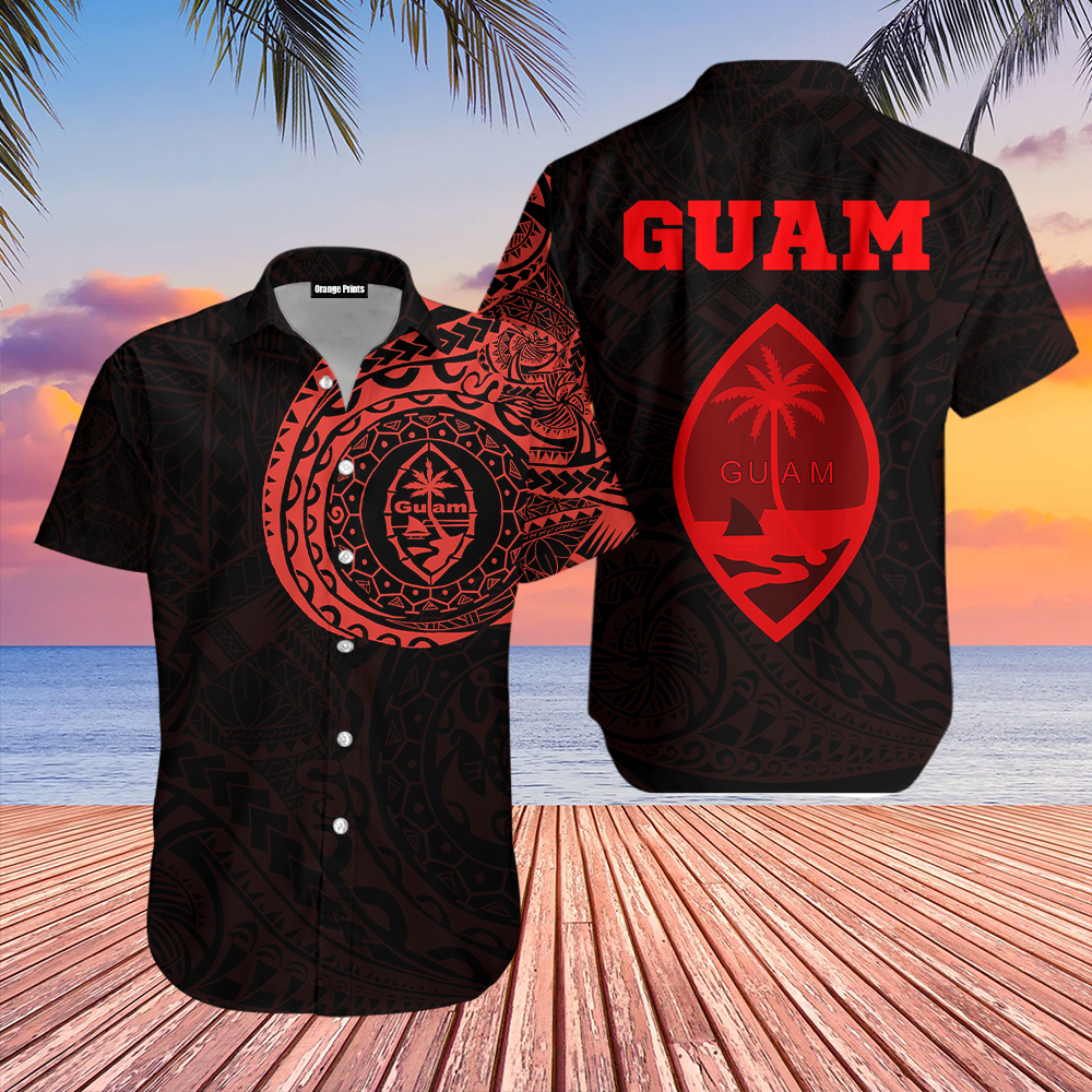 Guam In My Heart Aloha Hawaii Shirts For Men Women Ha93114