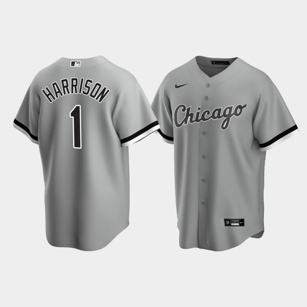 Chicago White Sox Josh Harrison 1 Men’s Gray Alternate Jersey